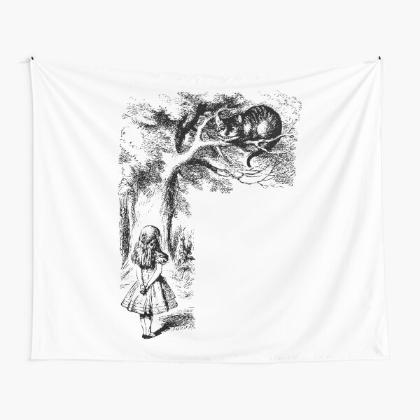Alice in Wonderland | Cheshire Cat | Vintage Alice | Tapestry