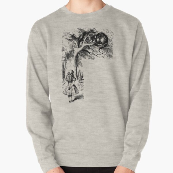 Alice in Wonderland | Cheshire Cat | Vintage Alice | Pullover Sweatshirt