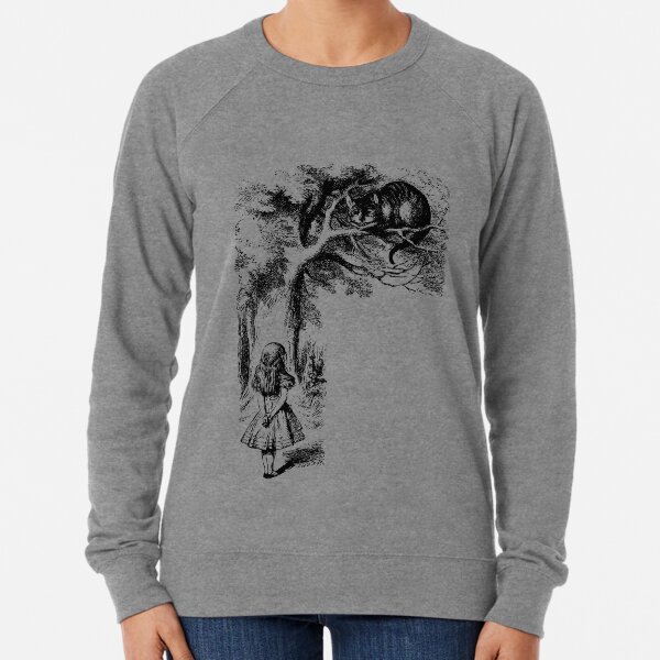 Alice in Wonderland | Cheshire Cat | Vintage Alice | Lightweight Sweatshirt