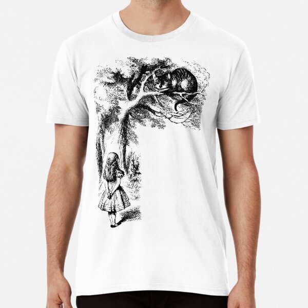 Alice in Wonderland | Cheshire Cat | Vintage Alice | Premium T-Shirt