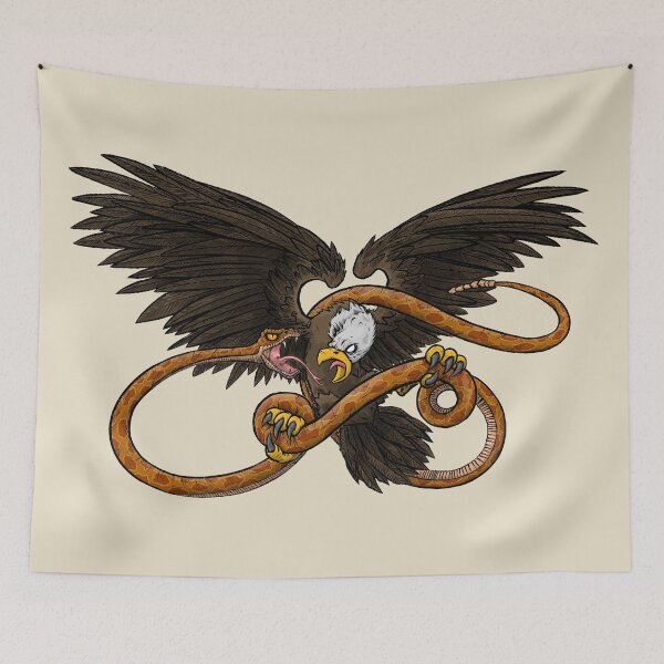 Item preview, Bald Eagle Vs. Rattlesnake designed and sold by joehavasy.