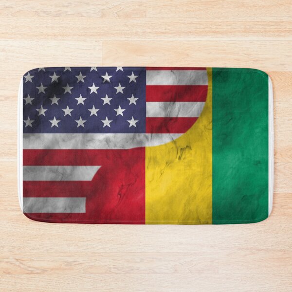 Item preview, USA and Guinea Dual Flag Yin Yang Combination designed and sold by ockshirts.