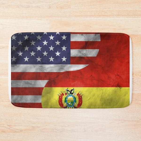 Item preview, USA and Bolivia Dual Flag Yin Yang Combination designed and sold by ockshirts.