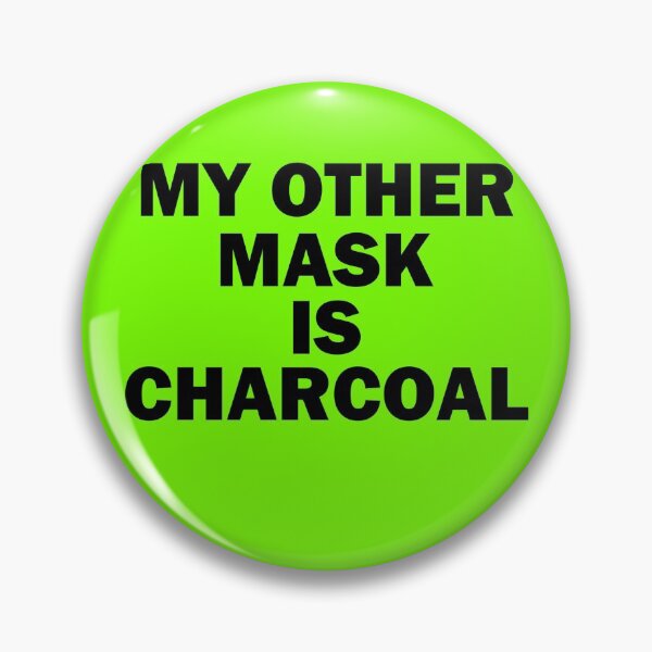 Item preview, My Other Mask is Charcoal Black designed and sold by bebopboop.