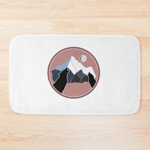 Item preview, Mountain wolf view pink  designed and sold by Tamar99.