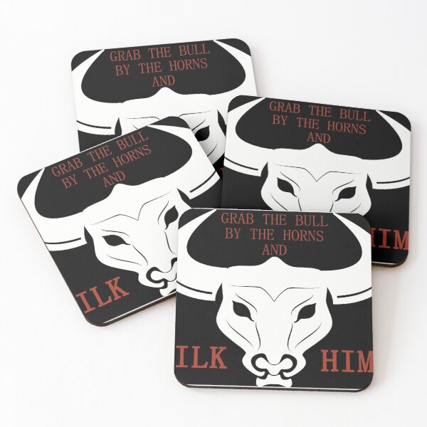 Item preview, funny bull milking art designed and sold by serene-dad.