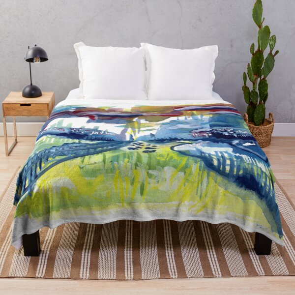 Item preview, Abstract Cow Fields designed and sold by Art of Luba.