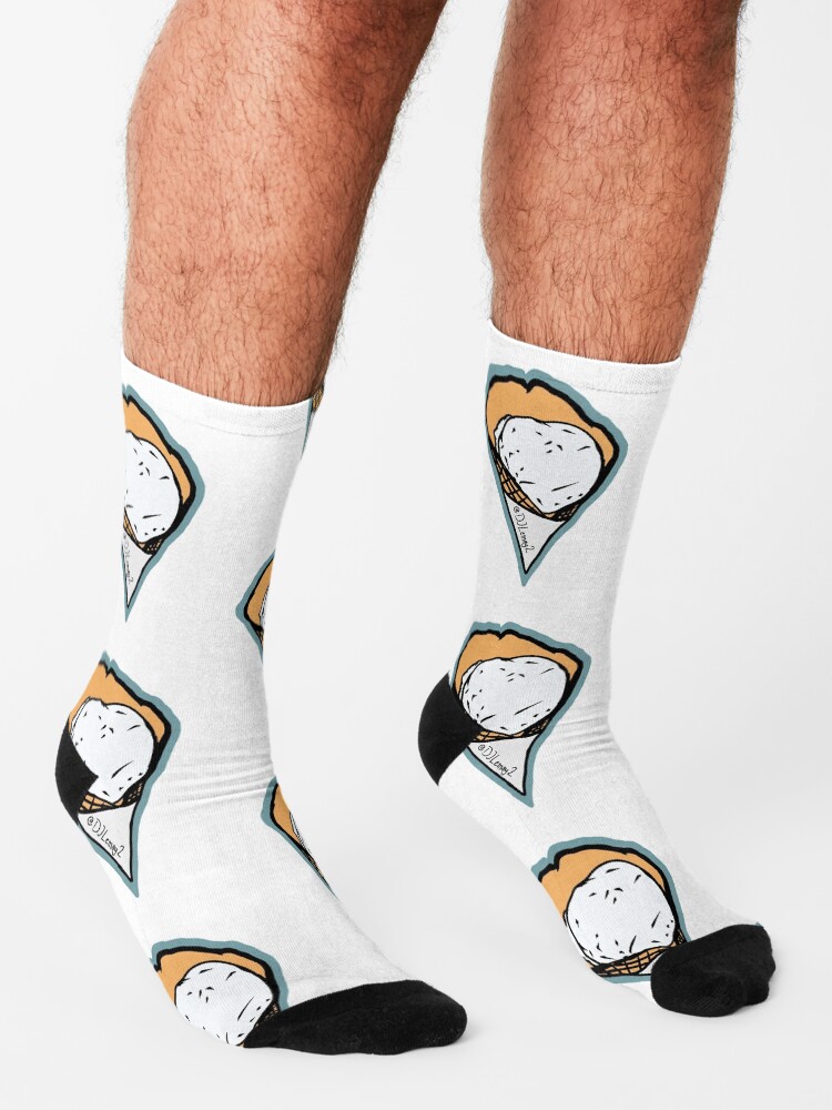 Alternate view of DJLemay2 Ice Cream Cone Socks