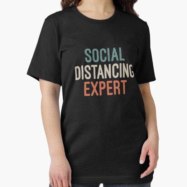 Social Distancing Expert Introvert Antisocial Flu Virus T-Shirt