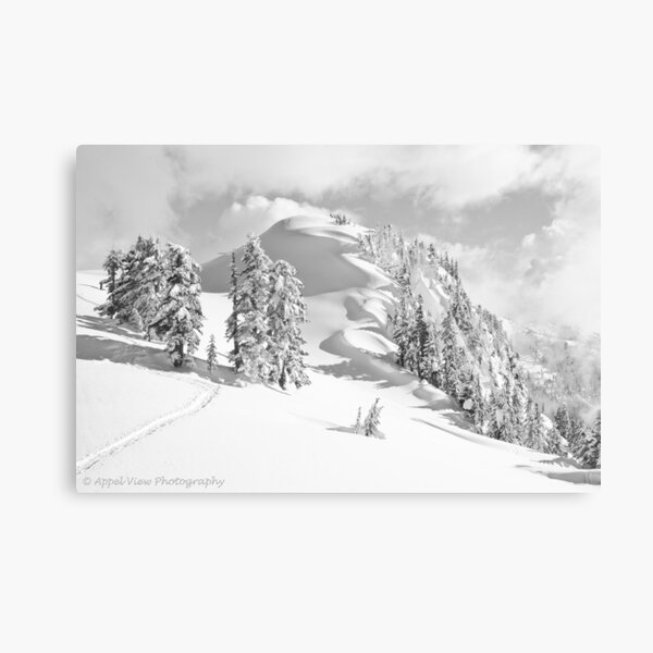 Schnee Leinwanddruck