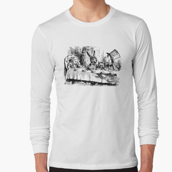 Alice in Wonderland | Mad Hatters Tea Party | Vintage Alice | Long Sleeve T-Shirt