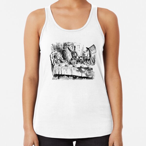 Alice in Wonderland | Mad Hatters Tea Party | Vintage Alice | Racerback Tank Top