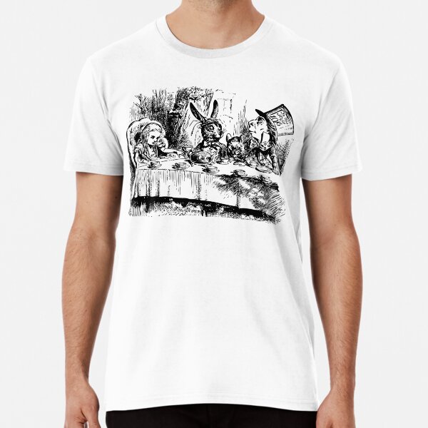 Alice in Wonderland | Mad Hatters Tea Party | Vintage Alice | Premium T-Shirt