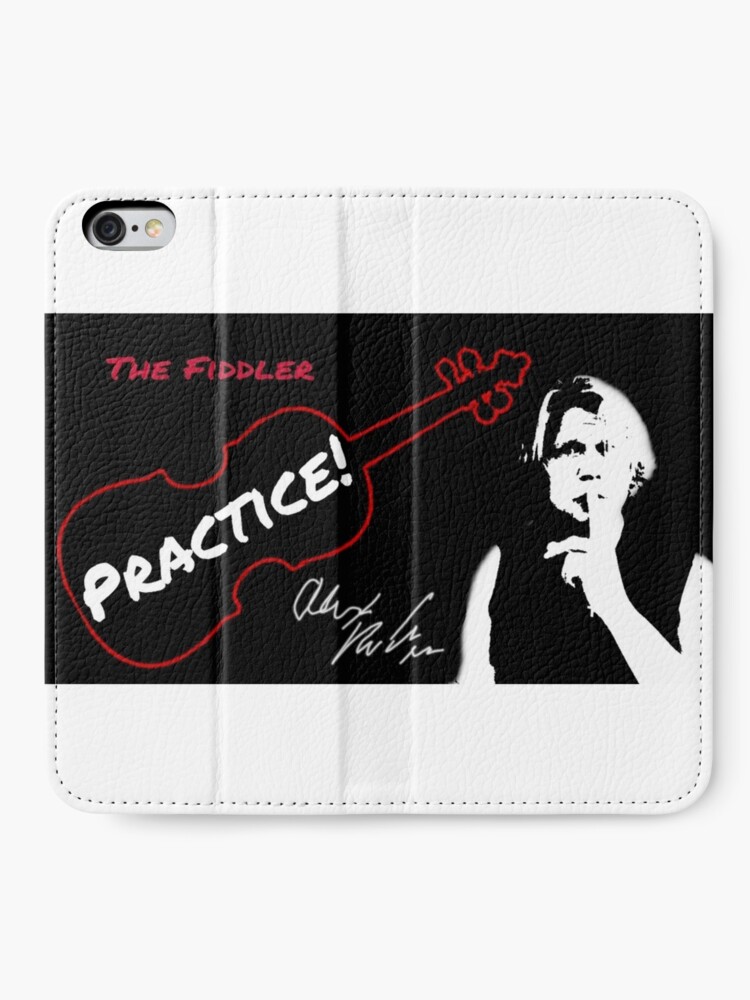 Alternate view of Alex DePue "Practice" w/ signature design, all products! iPhone Wallet