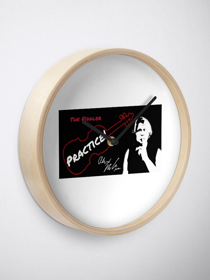 Alternate view of Alex DePue "Practice" w/ signature design, all products! Clock