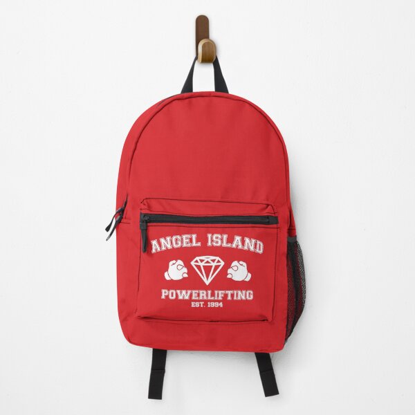 Angel Island Powerlifting White Backpack