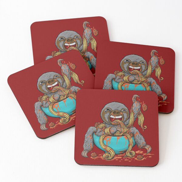 Item preview, Baby Sloth Eating Spaghetti designed and sold by joehavasy.