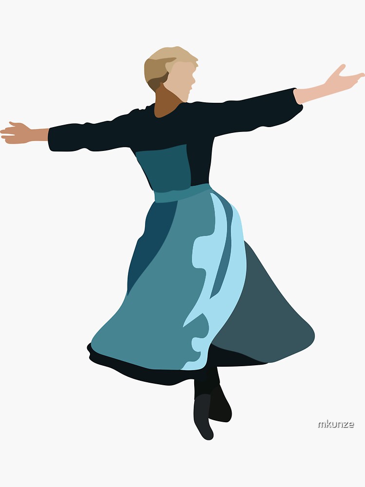 "Sound of Music" Sticker for Sale by mkunze Redbubble
