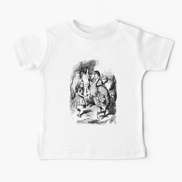 Alice in Wonderland | Dodo Presenting Thimble to Alice | Vintage Alice | Baby T-Shirt