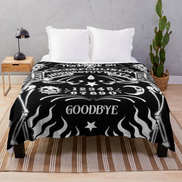 Item preview, Too Fast Skeleton OUIJA Board poster designed and sold by bazilebetty.