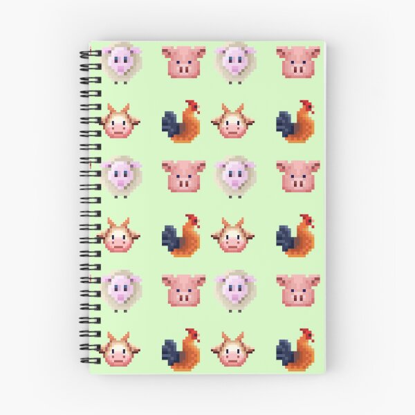 Item preview, Animales de granja pixelados designed and sold by HopeDetour.