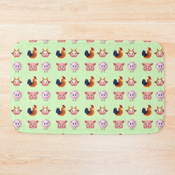 Item preview, Animales de granja pixelados designed and sold by HopeDetour.