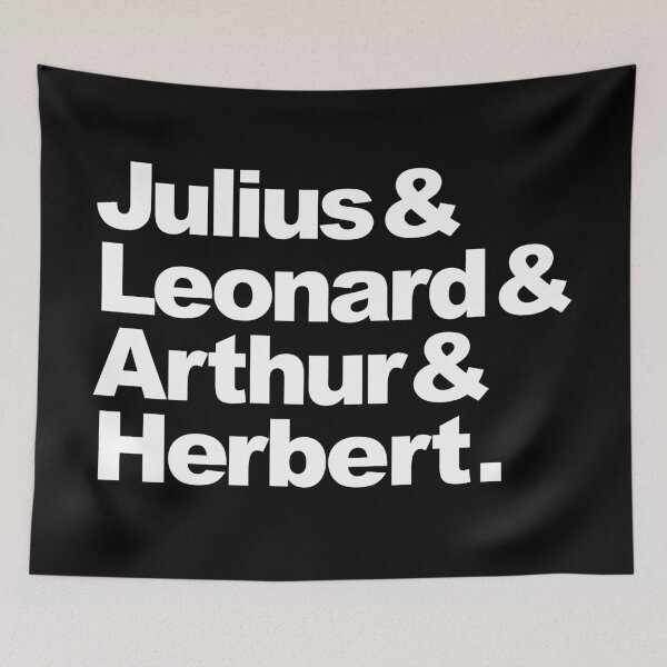 Item preview, Julius & Leonard & Arthur & Herbert designed and sold by SpruceTavern.