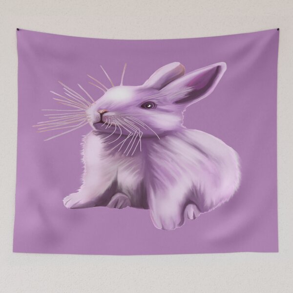 Item preview, Purple Bunny Rabbit designed and sold by wildjellybeans.