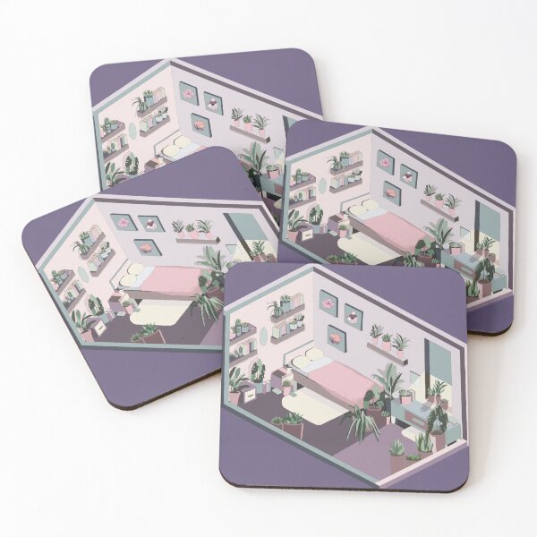 Item preview, Pastel Aesthetic Dream Bedroom designed and sold by ash-w.