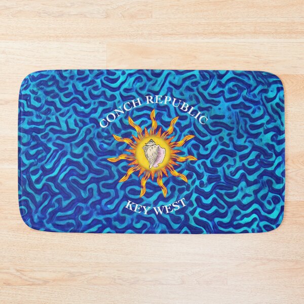 Item preview, Conch Republic on Brain Coral designed and sold by SouthbyKeyWest.