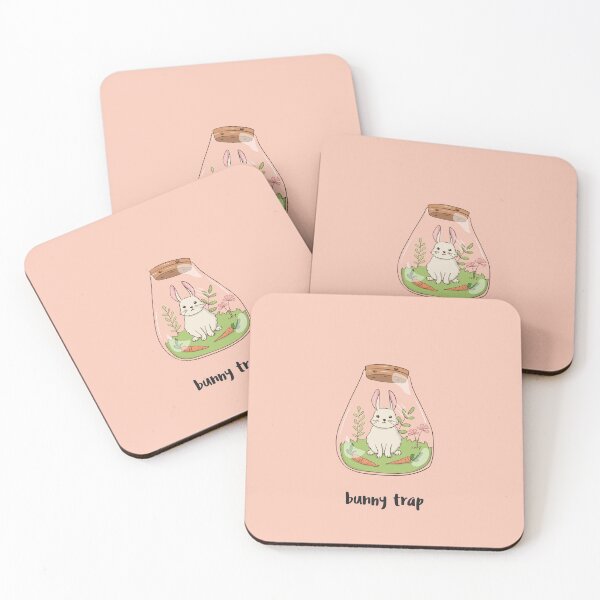 Item preview,  Bunny trap - cute rabbit stickers designed and sold by fahim96.