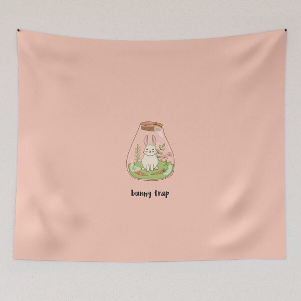 Item preview,  Bunny trap - cute rabbit stickers designed and sold by fahim96.