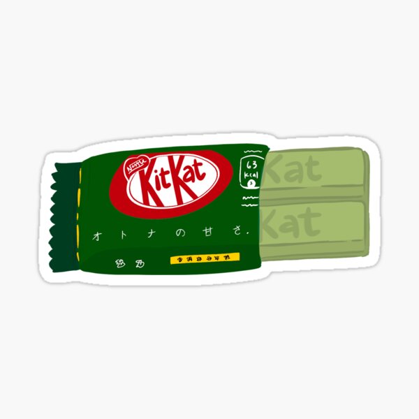 Matcha KitKat Candy Sticker