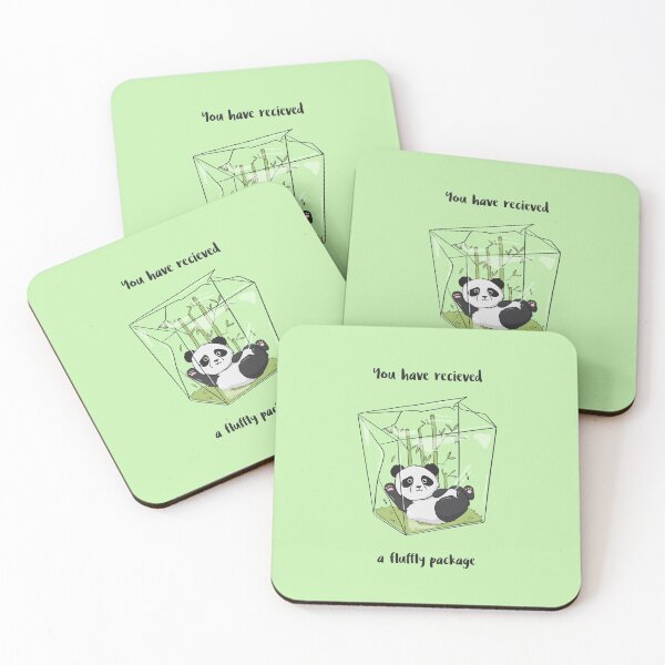 Item preview, Fluffy package - Cute panda sticker designed and sold by fahim96.