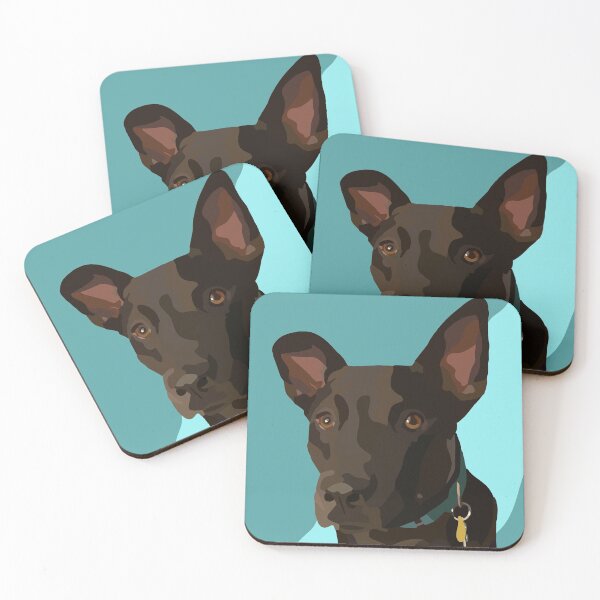 Item preview, brown dog illustration designed and sold by beachkew.