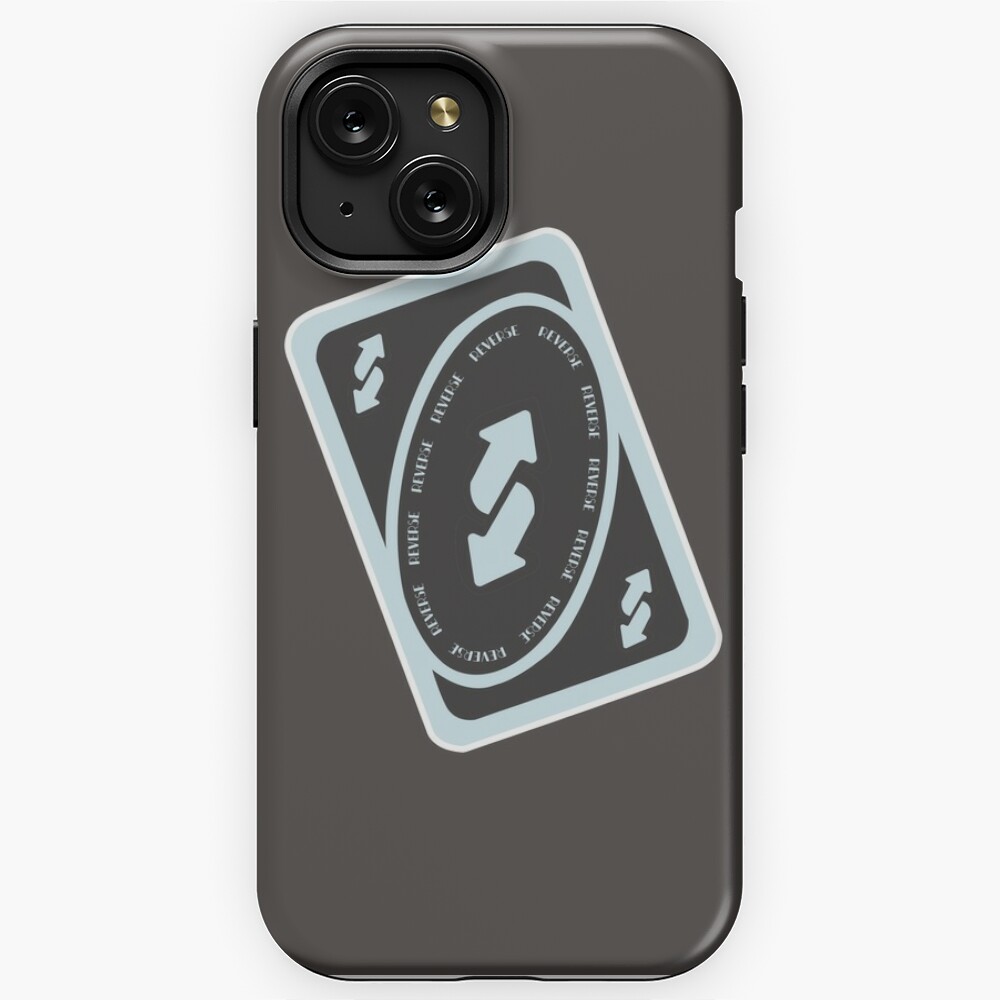 Red Uno Reverse Card iPhone Case for Sale by SnotDesigns