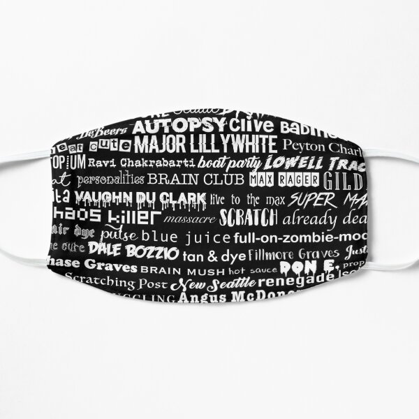 iZombie Word Compilation Flat Mask
