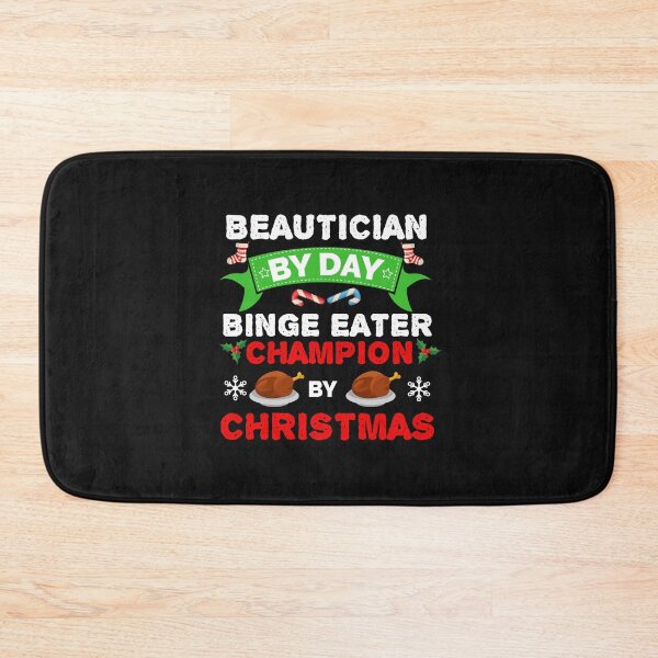 Item preview, Beautician by day Binge Eater by Christmas Xmas designed and sold by losttribe.