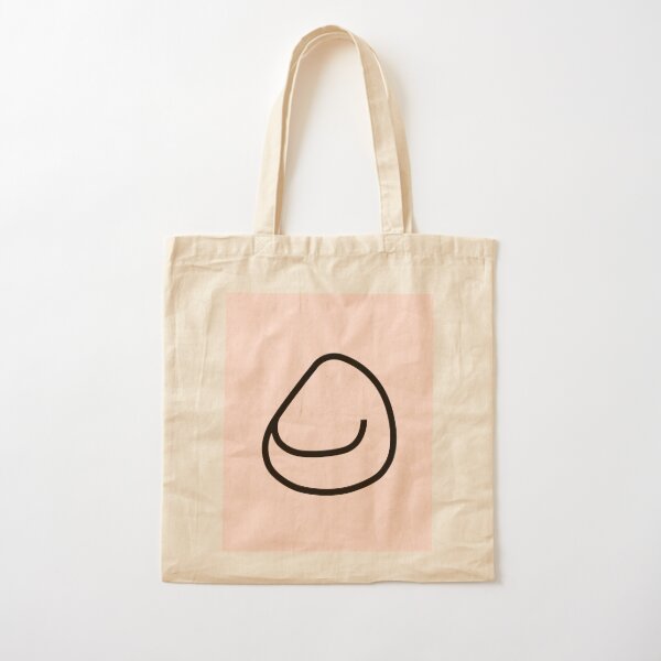 Pink: logo Cotton Tote Bag
