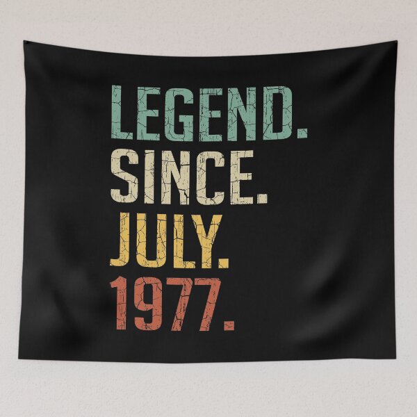 Item preview, Legend Since July 1977 43rd Birthday Gift 43 Years Old Vintage July 1977 designed and sold by Takatv.