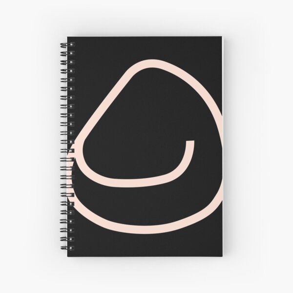 Black logo Spiral Notebook
