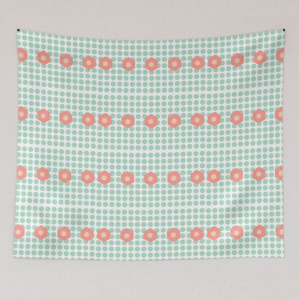Item preview, Geometric florals designed and sold by K-T-K.