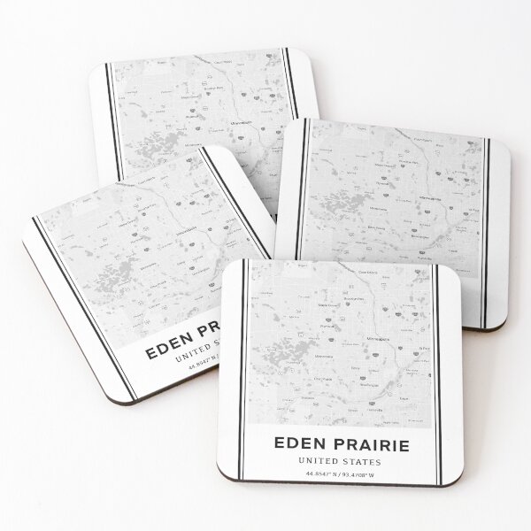 Item preview, Eden Prairie Minnesota City Map and Coordinates designed and sold by Emily Designs.
