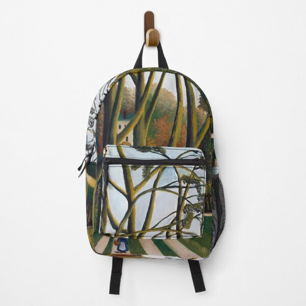 Item preview, Painting Art, Henri Rousseau, Impressionist Paintings Artwork, The Banks Of The Bièvre Near Bicêtre designed and sold by SasyJamArt.