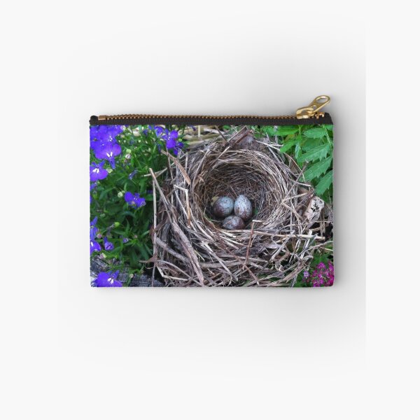 Item preview, Bird nest in the garden with eggs designed and sold by Jane Starr Weils.