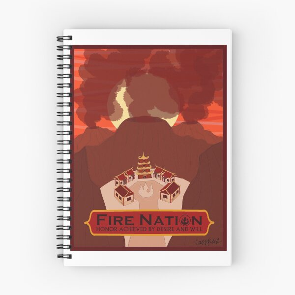 Item preview, Fire Nation Travel Poster designed and sold by cass-ketch.