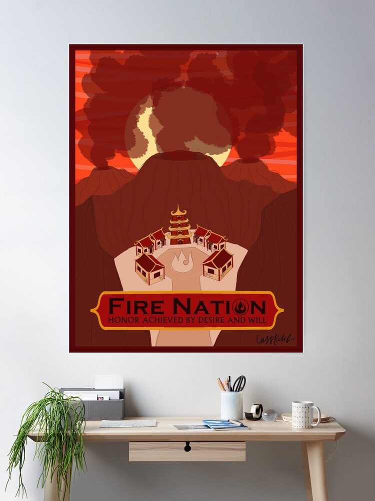 Four Avatar Nations Travel Poster Poster for Sale by cass-ketch