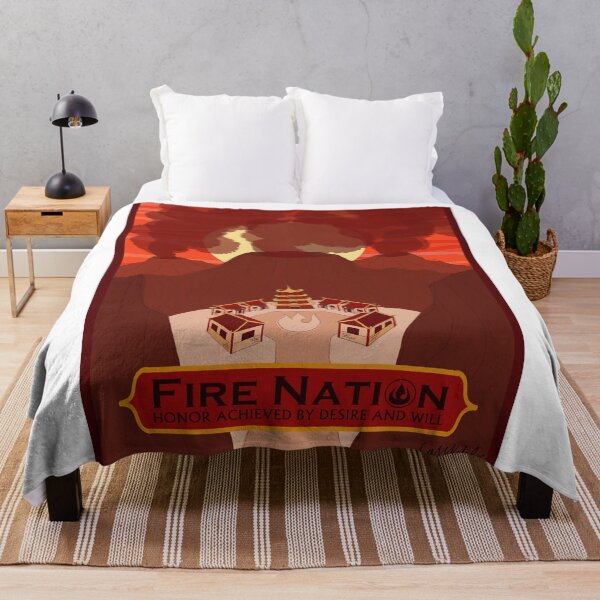 Item preview, Fire Nation Travel Poster designed and sold by cass-ketch.