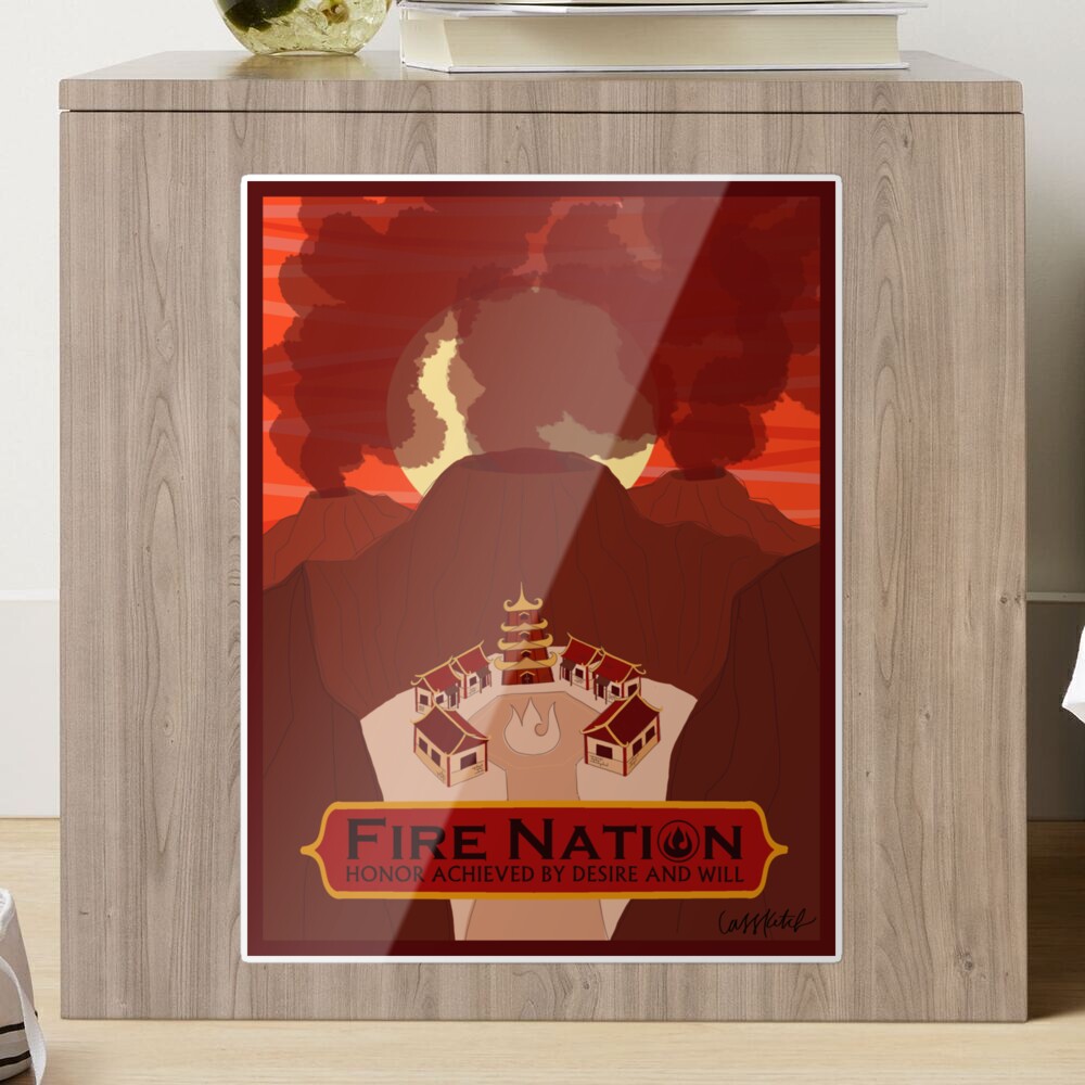 Four Avatar Nations Travel Poster Poster for Sale by cass-ketch