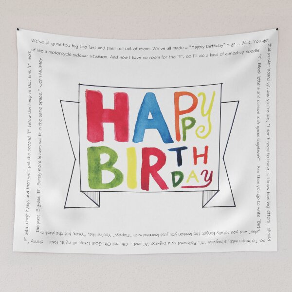 Item preview, John Mulaney Happy Birthday designed and sold by katiebilello.